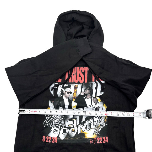 2024 Future Metro Boomin WE TRUST YOU Black Pullover Tour Merch Hoodie Unisex M - Picture 7 of 10